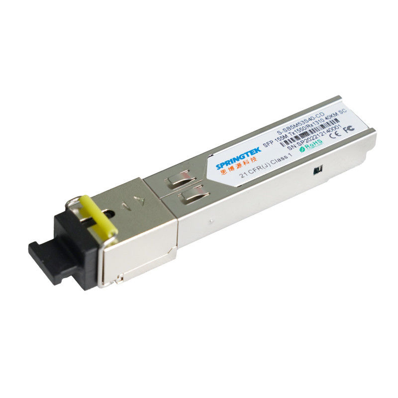 155M BIDI SFP Compatible Cisco Module TX1550nm/RX1310nm 40KM SC DDM Optical Transceiver Module