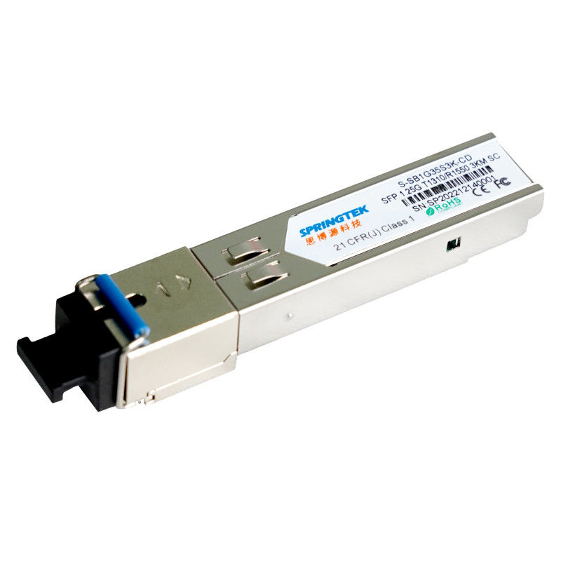 OEM 1.25G SC SFP Compatible Transceiver BIDI T1310/R1550nm With DDM 3km Optical Transceiver Module
