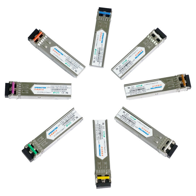 1.25G CWDM1270~1610nm Compatible Transceive SFP LC ER ZR ZR+ With DDM Optical Module