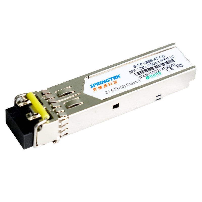 SFP 1.25G 1550nm 40km Optical Transceivers Module LC SMF With DDM Compatible Juniper