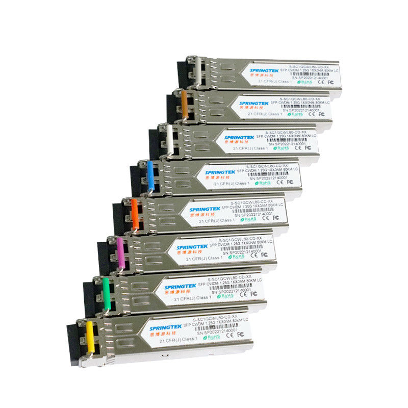 1.25G CWDM1270~1610nm Compatible Transceive SFP LC ER ZR ZR+ With DDM Optical Module