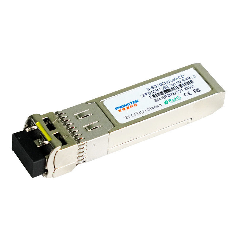 Cisco Compatible DWDM C17~C61 40km SFP Optical Module 1.25Gbps SMF LC With DDM
