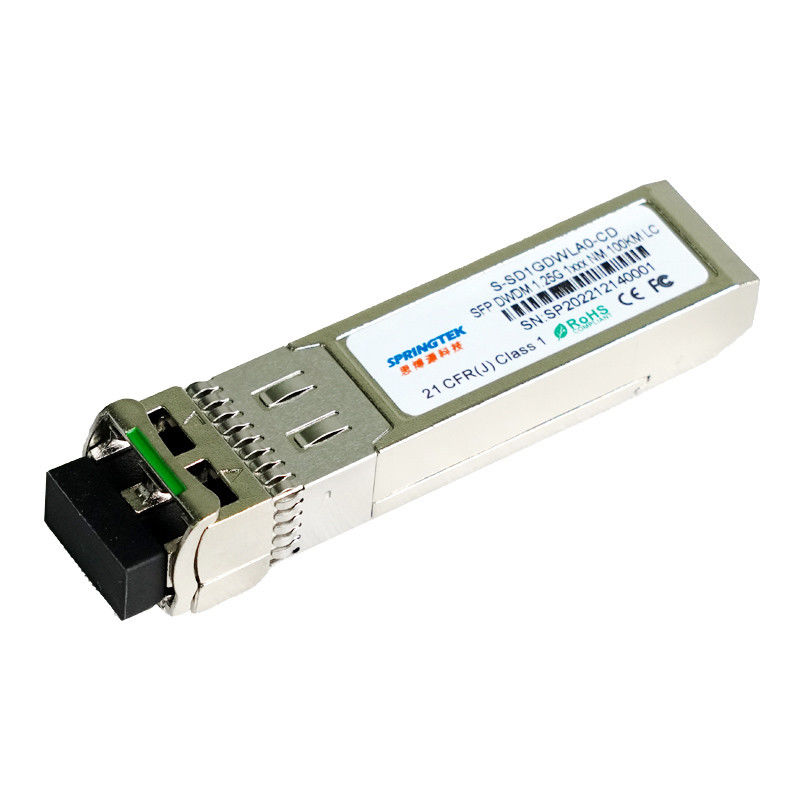 1.25Gbps Compatible Brocade/Cisco/Juniper DWDM C17~C61 100km SFP Optical Transceiver Module