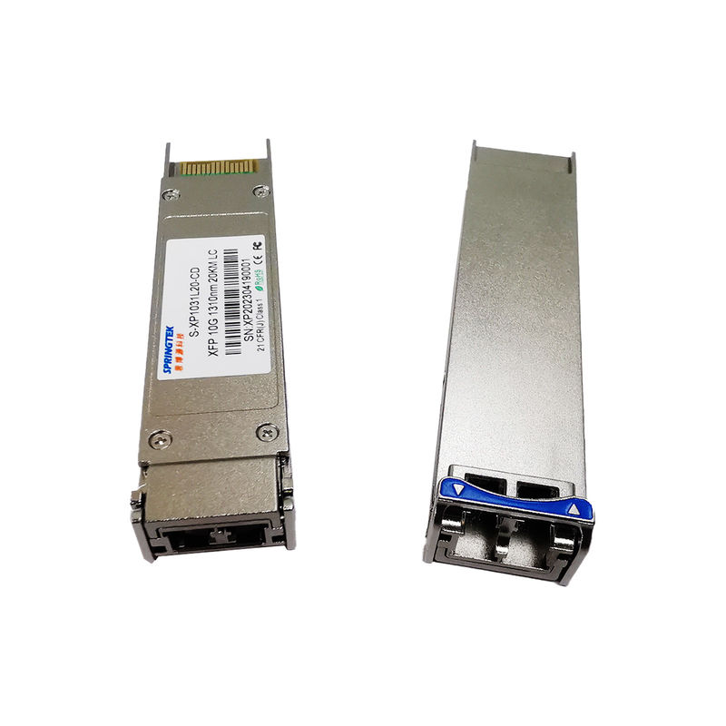 Dual Fiber Single Mode 1310nm 20km LC 10G XFP Transceiver LR Compatible With Brocade
